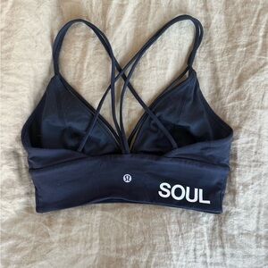 LULULEMON Soulcycle strapped bra